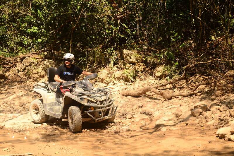 Playa del Carmen: ATV Xtreme & Zipline Experience - The Fast Zip Line: Fly Over the Jungle, Then Drop About 70 Feet