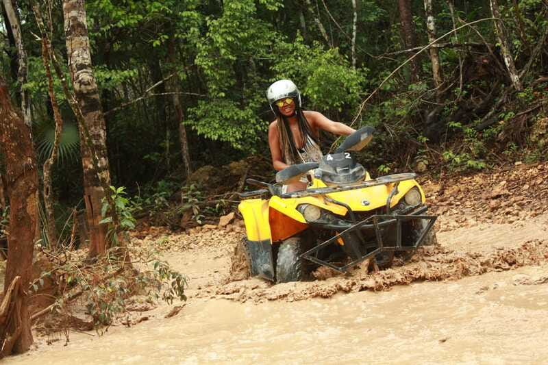 Playa del Carmen: ATV Xtreme & Zipline Experience - Cenote Swim: Underground River Water and Dramatic Rock Formations