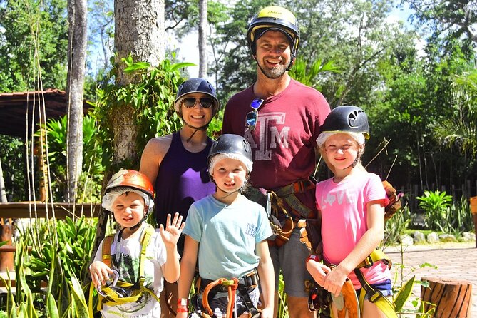 Playa del Carmen Jungle Adventure ATV Zipline and Cenote - Zipline Circuit Over the Treetops: The Main Event After the Dirt