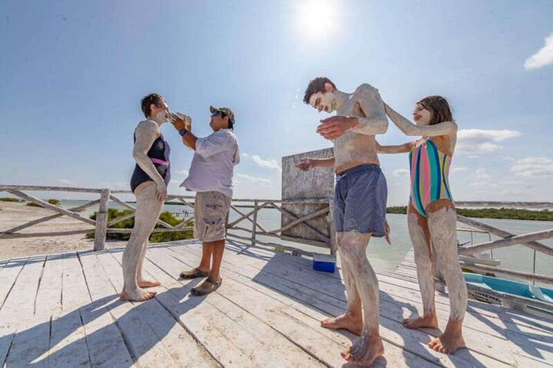 Playa del Carmen: Rio Lagartos and Las Coloradas Tour - The Mayan mud bath: fun, messy, and surprisingly practical