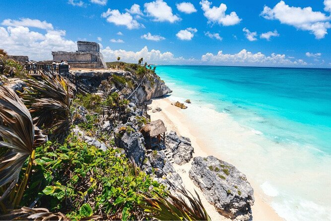 Private Half Day Tour to Tulum Temples and Downtown Shopping - Tulum Archaeological Site by the Sea: Three Hours of Oceanfront Mayan Views