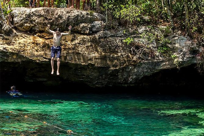 Private Tour: Akumal Marine Turtle Snorkeling and Cenote Adventure - Cenote Azul swim: a natural pool break from open water