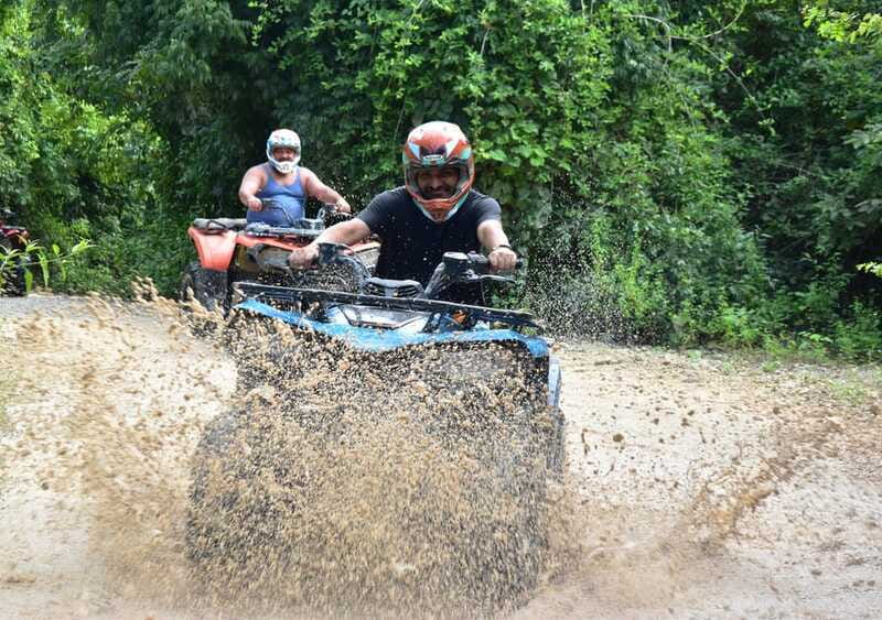 Puerto Morelos: Jungle ATV Adventure, Ziplines and Cenote - Cooling Off in the Cenote: Crystal-Clear Water, Swings, and Jump Platforms