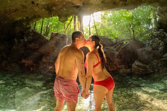 Ride to a life changing cenotes tour - Three cenotes, three moods: cave, semi-open sunlight, and an open-cenote jump