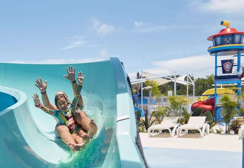 Riviera Maya: Aqua Nick Park - Splash Bites - Soak Summit Tower and the Lazy River: thrill vs. reset