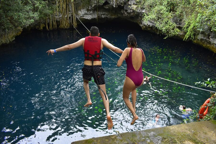 Riviera Maya: Horseback Ride, Zipline, and ATV Adventure - ATV Adventure at Extreme Adventure Park: Honda Power on Rough Dirt Trails