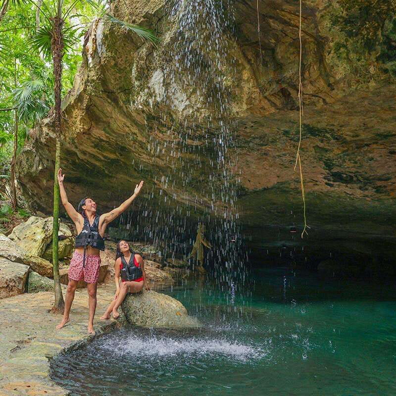 Riviera Maya: Kantun-Chi Cenotes - Jungle trails and wildlife: the walk is part of the show