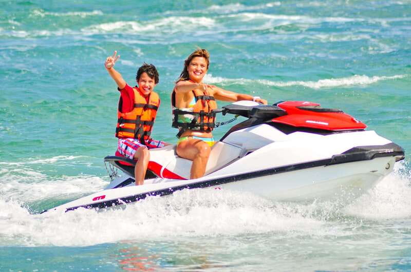 Riviera Maya: WaveRunners & Beach Club Access - The 45-minute guided tour: speed, maneuvers, and surf turns