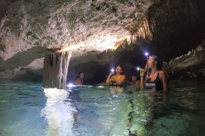 Snorkeling adventure in Yal-Kú lagoon, + Underground Cenote - Taak Bi Ha underground cenote: what a 3km jungle entrance changes