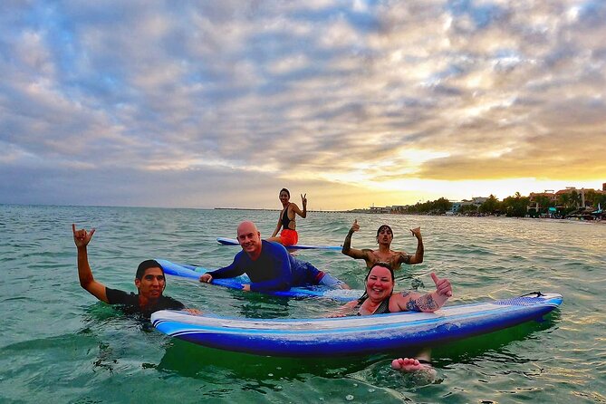 Surfing Lessons - Learn To Surf In Playa del Carmen - In the Water: Small Surf, Whitewater Riding, and Pop-Up Practice