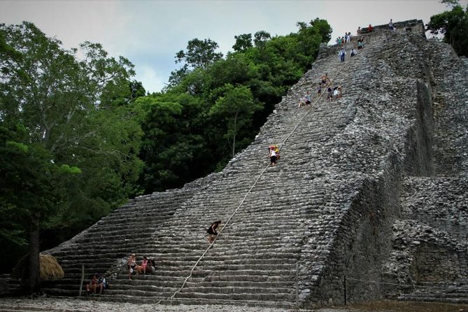 The best option to Visit Tulum, Coba, a Cenote and Playa del Carmen for the less - Cobá and its tall pyramid: ruins with momentum