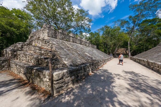 TULUM 4x1: Archaeological Zone, COBA, Cenote, 5th Avenue and lunch. - Sacred Cenote: Swim If You Want, Then Head Back