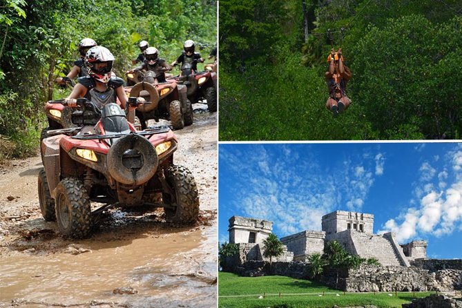 Tulum Adventure (archeological zone-Atv-ziplines-cenote-lunch-drinks-rappel) - Guides can make or break a chaotic day (and this one has strong names)