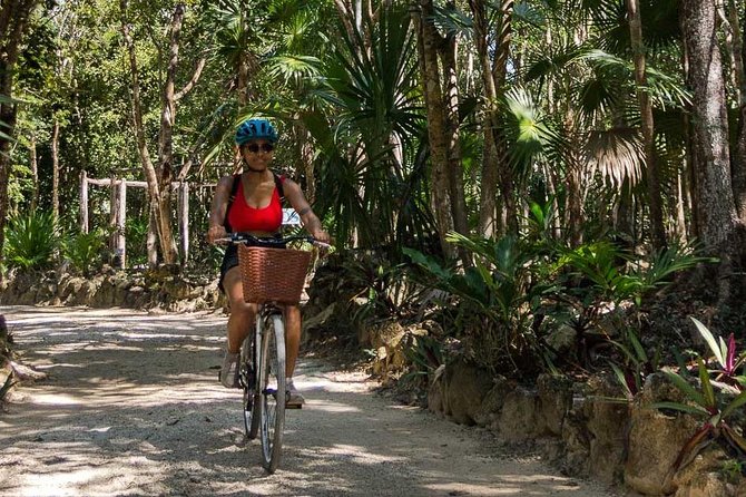 Tulum Bike Tour Tulum Maya Ruins Cenote Swimming Pueblo History Art Tacos Lunch - Why a Bike Tour Works So Well in Tulum