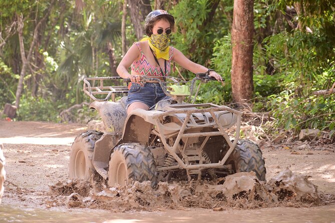 Tulum Extreme Mayan Adventure with ATV, Zipline and Cenote - Rappel-Style Jungle Descent and the Safety Talks