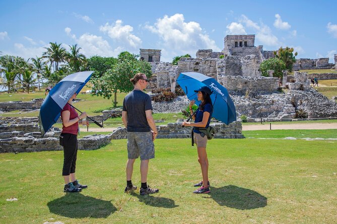 Tulum Guided Tour, Magical Cenote, Lagoon Snorkeling and Beachside Lunch - Stop 1: Tulum Ruins Views, Plus Real Time to Explore