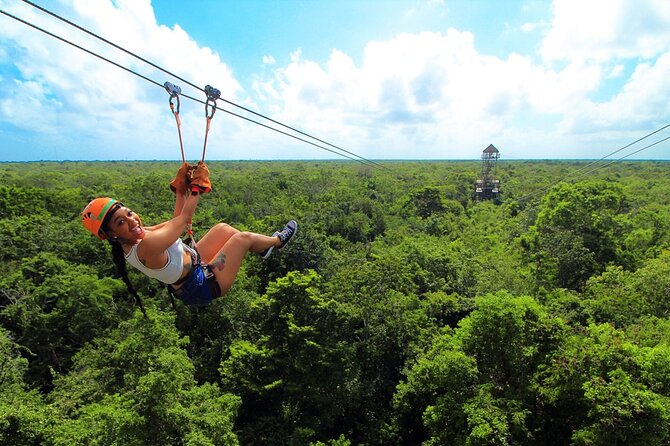 Tulum Half-Day Jungle Adventure ATV, Ziplines (4) & Mexican Snack - Rappel on a vertical wall: the most “hands-on” challenge