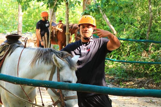 Tulum Jungle Horseback Ride + Cenote Dip & Traditional Lunch - The dry cave stop: shade, footing, and a break from the heat