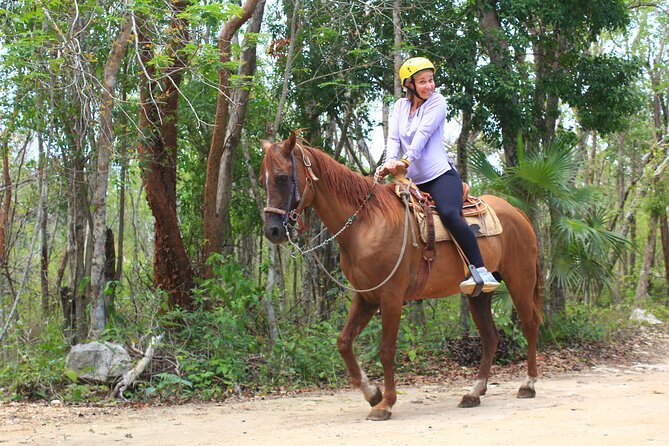 Tulum Ruins Exploration and Horseback Riding and Cenote Adventure - Stop 1: Tulum Ruins With Sea Views (and One Important Rule)