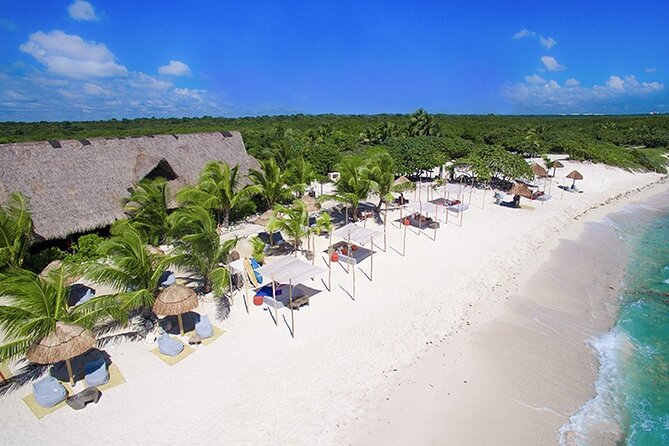 Tulum, Snorkeling with Sea Turtles, Cenote and Beachside Lunch - Punta Venado beach club lunch: the tasty finish comes late