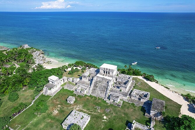 Tulum, Snorkeling with Sea Turtles, Cenote and Beachside Lunch - Tulum Ruins: sea views, Mayan history, and the $25 ticket detail