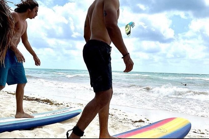 Ultimate Surf Lesson in Tulum 1hr - Gear included: getting a surfboard that fits your level