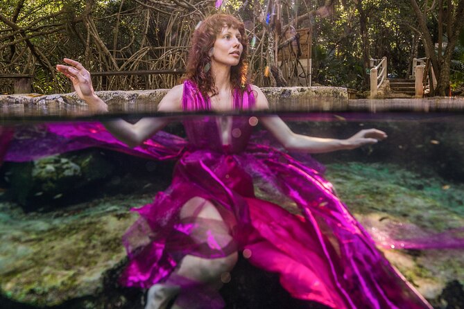 Underwater Photo Shoot Experience in Cenote - Cenote Cristalino and Cenote Cristal & Escondido: switching scenes for better photos