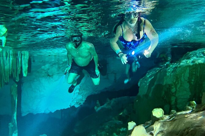 VIP Cenotes & Turtles Private Tour - Cenote Taak Bi Ha: underground river, caves, and the “snorkel with flashlights” feeling
