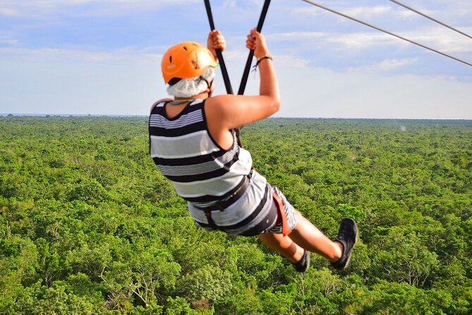 Wild Tulum Day: ATV Tour + Zip Lines + Cenote + Rappel & Lunch! - Rappel the 4-meter descent: the courage test