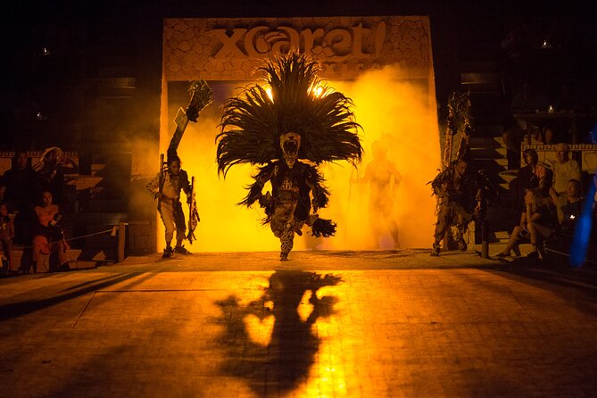 Xcaret Park Plus Access with Transportation and Night Show - Beach, Inlet, Natural Pools, and Your Time to Unwind